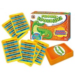 Игра карточная " Русский стиль " Рифмо-крокодил, состав: карточки – 72 шт, правила, картонная упаковка 16*11,5*2,5см