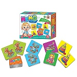 Игра настольная " Русский стиль " Мемо Игрушки, состав: 32 карточки, инструкция, картонная упаковка