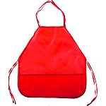 Накидка для труда " deVente " 39*49см красный, 2 кармана, водоотталкивающая ткань