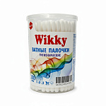 Ватные палочки 100шт " Wikky " пластиковый стакан