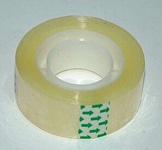 Лента канцелярская клейкая 19мм*28м, прозрачный, 40мкм, полипропилен, пластиковая втулка d=25мм, " Klebebander ", термоусадочная пленка