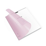 Тетрадь с пластиковой обложкой А5 18л клетка " Erich Krause " Классика CoverPrо Pastel Розовая, офсет, на скобе, скругленные углы, 1 дизайн в коробке