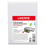 Пленка для ламинирования " deVente " А6 0,175мм, глянцевая, 100л, 111*154мм