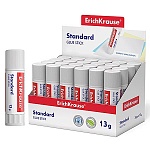 Клей-карандаш " Erich Krause " Standard 13гр, основа PVP, картонный дисплей