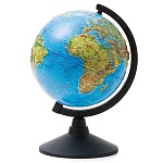 Глобус физический рельефный 210мм " Globen ", картонная коробка