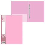 Папка-скоросшиватель " KWELT " А4 Standart пион, пластик 0,7мм, бумажная вставка во внешний кармашек, внутренний карман, индивидуальный штрихкод