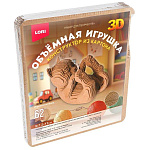 Конструктор " Lori " Игривый котёнок, 130*72*90мм, в наборе: картонные основы, детали для скрепления, инструкция, клей