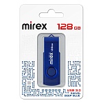 Флеш-диск " Mirex " 128GB Swivel темно-синий USB 3.0