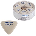Ластик " Milan " каучуковый, треугольный, белый, 51*46*13мм