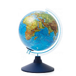 Глобус физико-политический с подсветкой от батареек 210мм " Globen ", картонная коробка