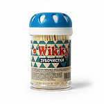Зубочистки " Wikky " бамбуковые 200шт, пластиковая баночка
