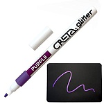 Маркер меловой " Creta " Glitter фиолетовый 2-3мм пулевидный наконечник