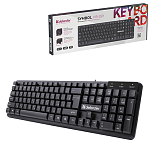 Клавиатура " Defender " Symbol HB-559, черная, мембранная, USB Type-A