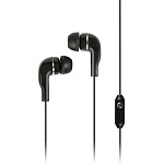 Наушники " Smartbuy " S4 черные, внутриканальные, проводные, микрофон, кнопка ответа, Jack 3,5мм, длина - 1м