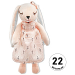 Мягкая игрушка " KWELT " Зайка в платье, 22см