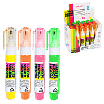 Корректирующая ручка " deVente " MonoChrome 7мл, металлический наконечник, морозоустойчивая, быстросохнущая, цвет корпуса - ассорти (без возможности выбора), картонный дисплей