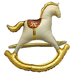 Шар фольгированный фигурный 42"/107см Лошадка-Качалка