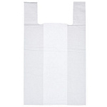Пакет-майка Белый 38+15*68см ПНД 14мкм