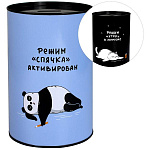 Копилка металлическая " Феникс " Герои с характером d=10см, h=15,7см, банка