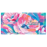 Конверт для денег " Мир открыток " 4-15 Яркого счастья, Цветы, 165*85мм, без отделки