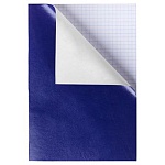 Тетрадь А4 96л кл. скоба бумвинил Hatber "METALLIC Синяя"