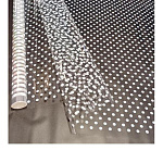 Упаковочная пленка " Миленд " 70см*7,5м Крафтовый горох, белый, в рулоне, 40мкм, прозрачная