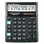 Калькулятор настольный 14 разрядов " Skainer " SK-524II, 158*203*31мм, двойное питание, черный