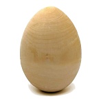 Деревянная заготовка из липы " Мастерская РуТвор " Яйцо, h=120мм d=90мм