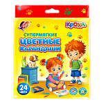 Карандаши " Луч " Кроха 24цв трехгранные, супермягкие