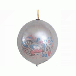 Шар латексный Панч-болл 18"/45см металлик, ассорти из 10-12 цветов, шар-игрушка, имеющий на верхушке прикрепленную резинку, позволяющую им играть