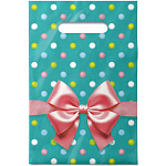 Пакет ПЭ " Интерпак " с вырубной ручкой ПВД, 20*30см 30мкм Монпансье