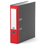 Папка-регистратор А4 " Erich Krause " Original Pro сборная 70мм серый мрамор, пластиковый карман со сменной этикеткой, металлическая окантовка, красный корешок