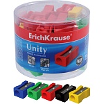 Точилка " Erich Krause " Unity Neon на одно отверстие, в пластиковом стакане