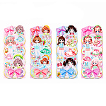 Наклейки детские " Mazari " Наряди куклу, 95*235мм, 3D, 4 дизайна, пакет