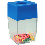 Диспенсер для скрепок " deVente " прямоугольный, магнитный