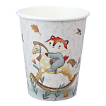 Набор стаканов " Миленд " 250мл, флоупак, Лисички, в наборе 6шт