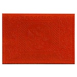 Обложка для паспорта " Имидж " Герб красная, натуральная кожа, тиснение блинтовое