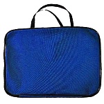 Сумка-планшет А3 (460*330*70мм) объемная, синяя, ручки