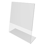 Держатель информации L-образный P-Pricer формат A4 вертикальный, ПЭТ