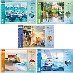 Альбом А4 24л спираль " Hatber " Красота вокруг нас (ассорти), обложка- мелованный картон, блок-офсет- 100г/м2, отрывные листы, 5 дизайнов в спайке