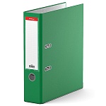 Папка-регистратор А4 " Erich Krause " Business сборная 70мм зеленая, ПВХ, пластиковый карман со сменной этикеткой, металлическая окантовка