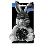 Зажимы " Феникс " Зайка в шапочке черные 15*25мм 25шт/уп, индивидуальная упаковка, европодвес