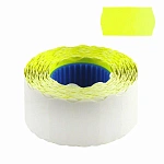 Этикет-лента 26*12 желтая, волна 800 этикеток