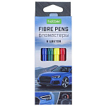 Фломастеры " Hatber " ECO Скорость 6цв круглые, вентилируемый колпачок, картонная упаковка, европодвес