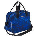 Сумка для спорта и путешествий " Erich Krause " 38*29*20см 21L Sea Camo, 1 отделение, регулируемый наплечный ремень, светоотражающие элементы, усиленное дно, синяя