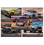 Альбом А4 24л " Hatber " Jeeping (ассорти), на скобе, обложка- мелованный картон, ВД лак, блок- офсет 100г/м2, 1 дизайн в спайке, 5 дизайнов в коробке