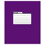 Тетрадь А5 96л линия " ПЗБМ " Пантон фиолетовая, офсет, на скобе, обложка - мелованный картон, 1 дизайн в коробке