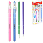 Ручка шариковая " deVente " Eclat Speed Pro синяя 0,7мм, толщина письма 0,5мм, чернила на масляной основе, игольчатый пишущий узел, цвет корпуса ассорти с перламутровым оттенком, одноразовая, индивидуальная маркировка, картонная коробка