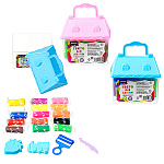 Тесто для лепки " Mazari " Домик, 7,5гр, 15 цветов, формочки 2шт, пластиковая упаковка