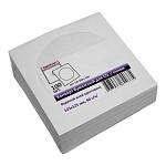 Конверт для CD/DVD дисков " Mirex " 125*125мм белый, 80г/м, окно, силиконовая лента
